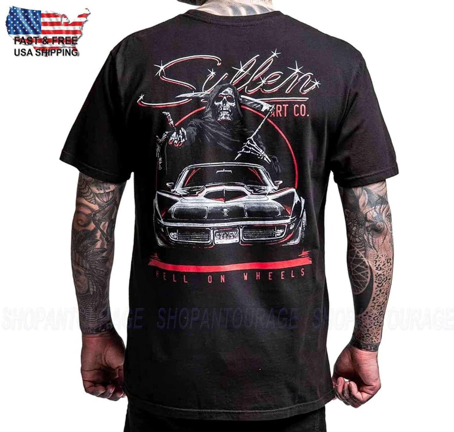 Sullen Art Collective Stingray Premium SCM8147 Short Sleeve T-shirt For Men Unisex T-shirt, Sweatshirt, Hoodie, Long Sleeve Tee - T-Shirt, Sweatshirt, Hoodie