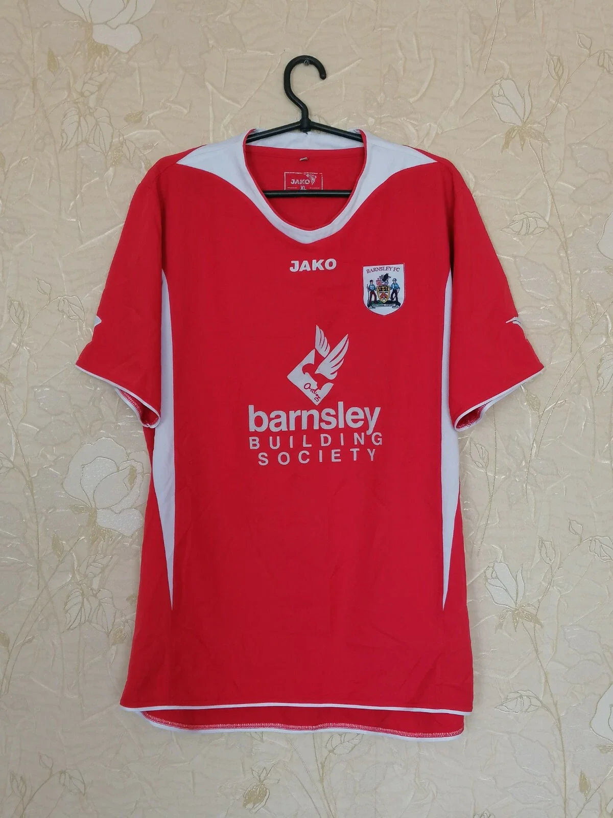 Barnsley 2006 - 2007 home vintage football soccer shirt jersey Jako size XL Unisex T-shirt, Sweatshirt, Hoodie, Long Sleeve Tee - T-Shirt, Sweatshirt, Hoodie