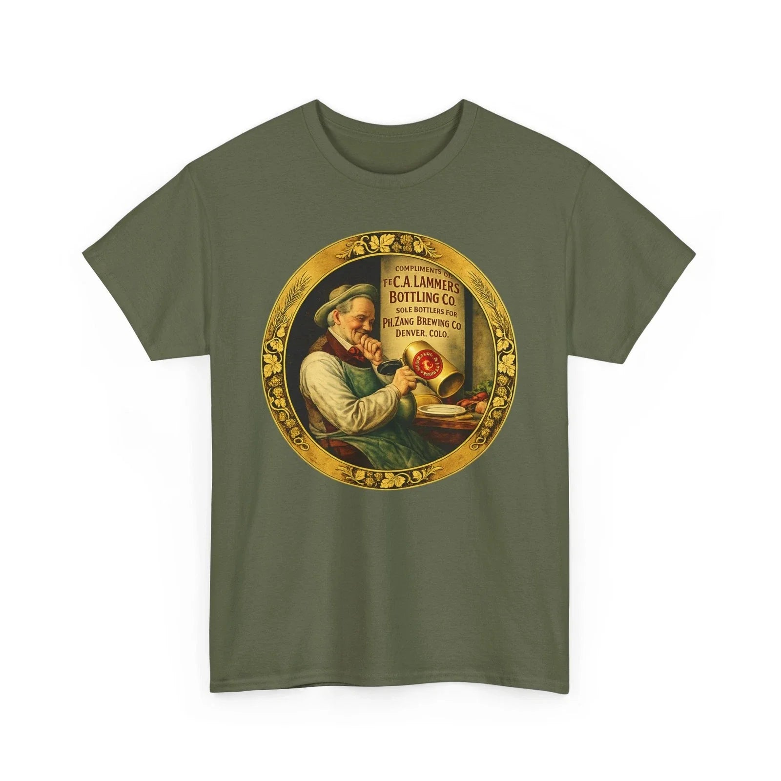 C. A. Lammers Bottling PH Zang Brewing Denver CO Beer Retro Breweriana T-Shirt Unisex T-shirt, Sweatshirt, Hoodie, Long Sleeve Tee - T-Shirt, Sweatshirt, Hoodie
