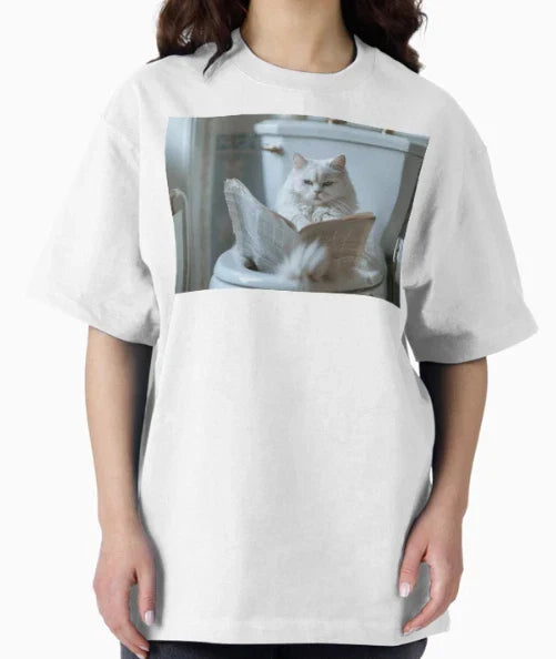 Funny Cat Toliet Meme Classic White T-Shirt Unisex T-shirt, Sweatshirt, Hoodie, Long Sleeve Tee - T-Shirt, Sweatshirt, Hoodie