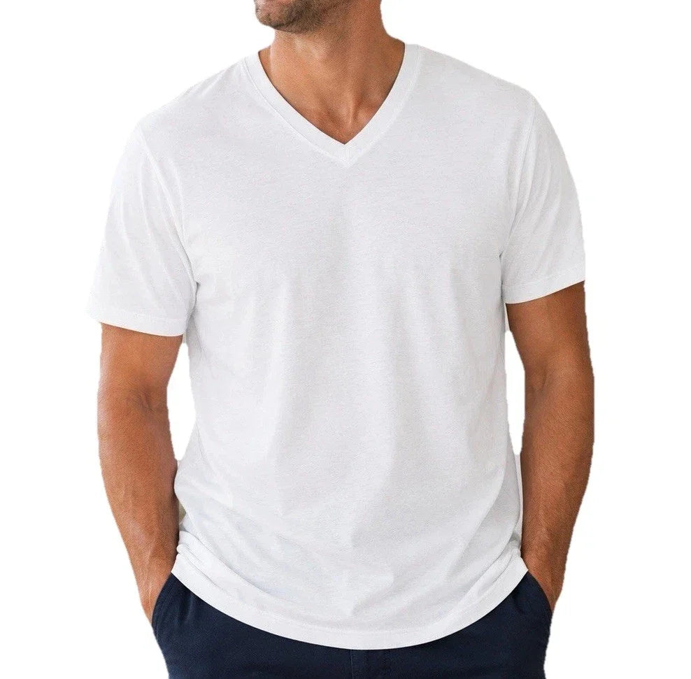 Goodfellow Every Wear V-Neck T-Shirt Men's L White NWT Cotton Blend Tee Unisex T-shirt, Sweatshirt, Hoodie, Long Sleeve Tee - T-Shirt, Sweatshirt, Hoodie