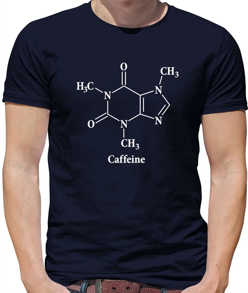 Caffeine Formula Mens T-Shirt - Coffee - Tea - Espresso - Science - Latte - Gift Unisex T-shirt, Sweatshirt, Hoodie, Long Sleeve Tee - T-Shirt, Sweatshirt, Hoodie