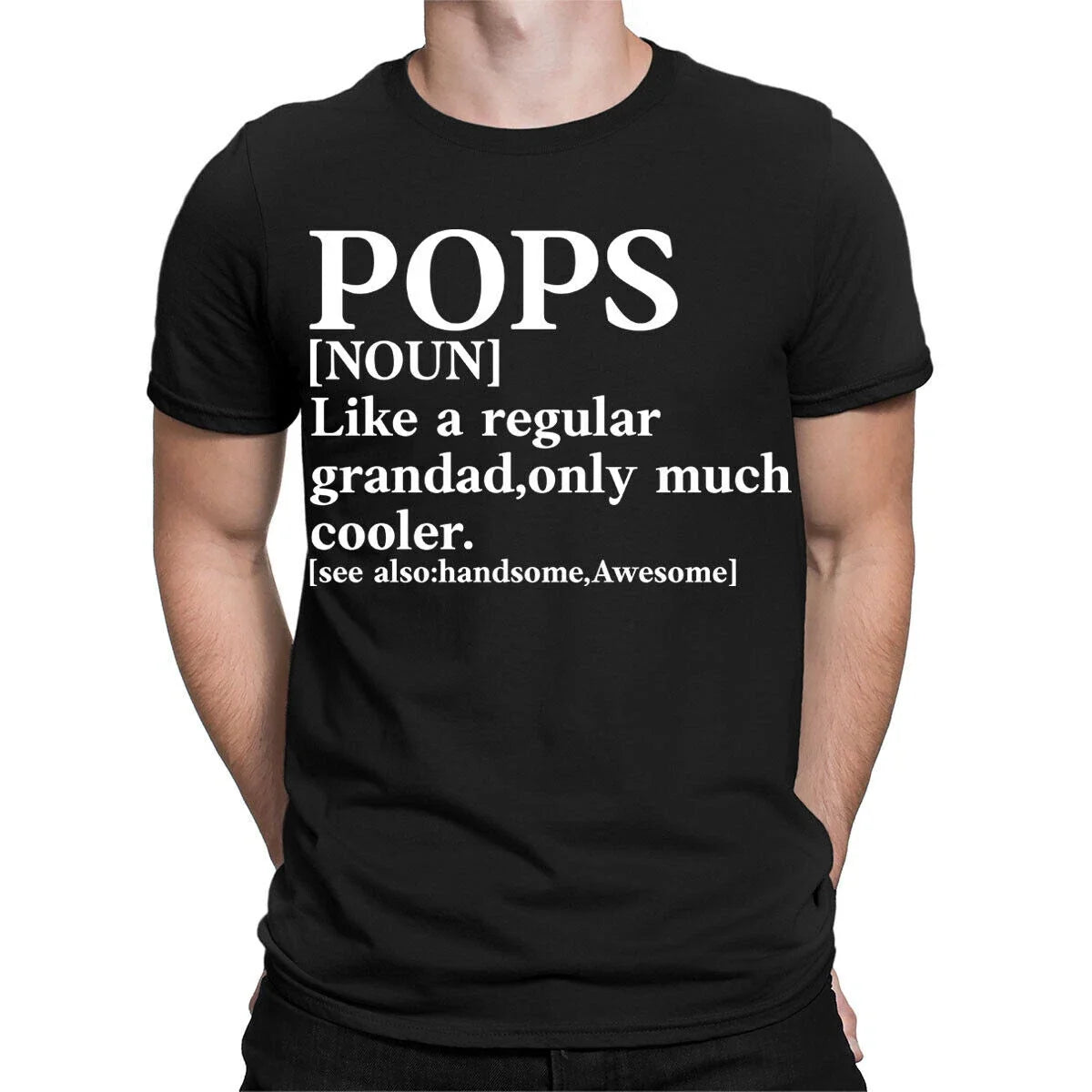Pops Like A Regular Grandad Only Much Cooler Fathers Day Mens T-Shirts #TA-161 Unisex T-shirt, Sweatshirt, Hoodie, Long Sleeve Tee - T-Shirt, Sweatshirt, Hoodie