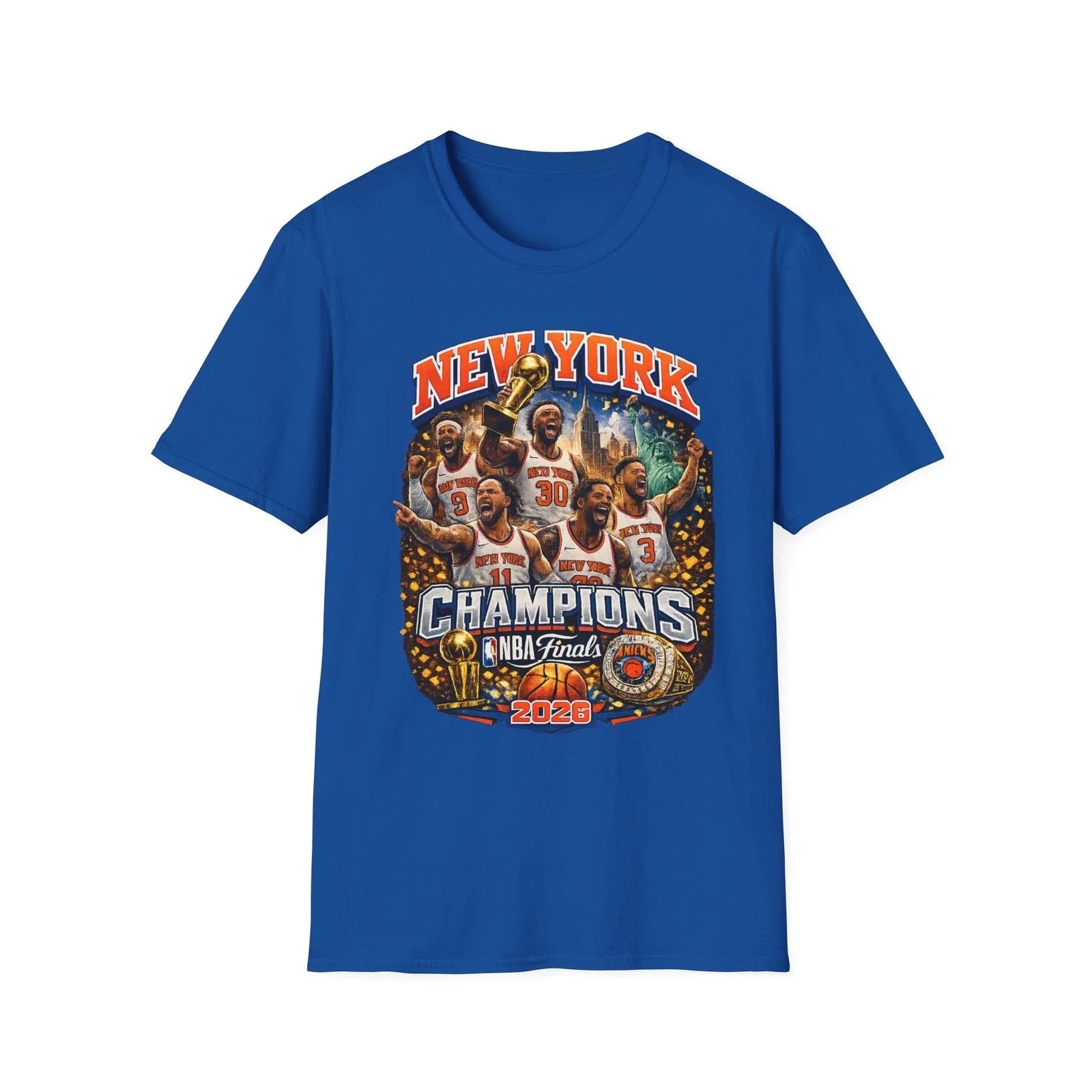 New York Champions T-Shirt | Basketball Finals Team Graphic Unisex T-shirt, Sweatshirt, Hoodie, Long Sleeve Tee - T-Shirt, Sweatshirt, Hoodie