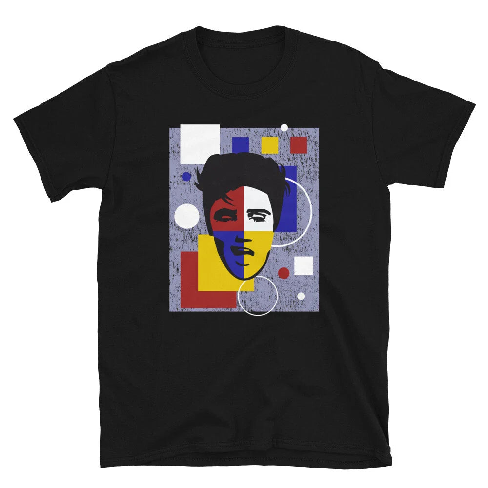 Elvis Presley Bauhaus Mid-Century Modern Art Street Style Hipster Graphic Tee Unisex T-shirt, Sweatshirt, Hoodie, Long Sleeve Tee - T-Shirt, Sweatshirt, Hoodie