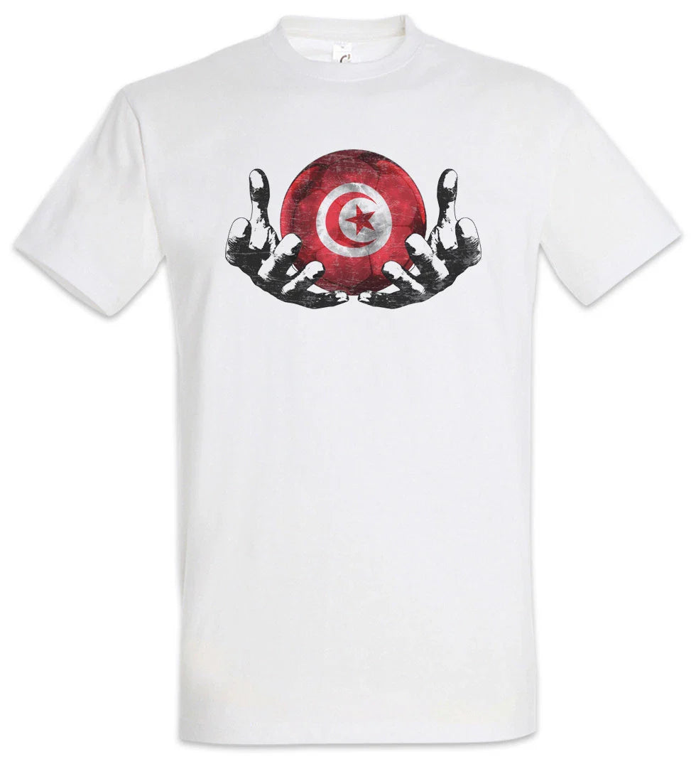 Tunisia Football Magic Ball T-Shirt tunisian Soccer Flag World Championship Unisex T-shirt, Sweatshirt, Hoodie, Long Sleeve Tee - T-Shirt, Sweatshirt, Hoodie