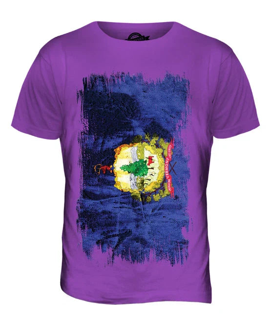 VERMONT STATE GRUNGE FLAG MENS T-SHIRT TEE TOP VERMONTER SHIRT JERSEY GIFT Unisex T-shirt, Sweatshirt, Hoodie, Long Sleeve Tee - T-Shirt, Sweatshirt, Hoodie