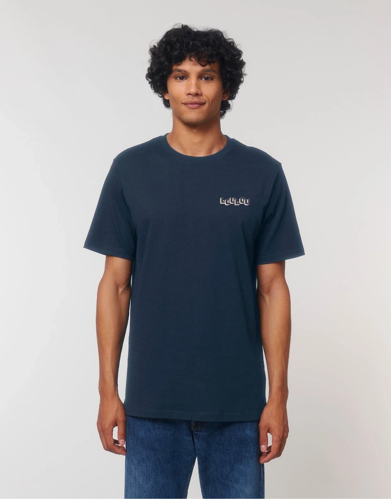 Loulou Coeur Men's Short Sleeve T-Shirt Color Navy Blue Unisex T-shirt, Sweatshirt, Hoodie, Long Sleeve Tee - T-Shirt, Sweatshirt, Hoodie