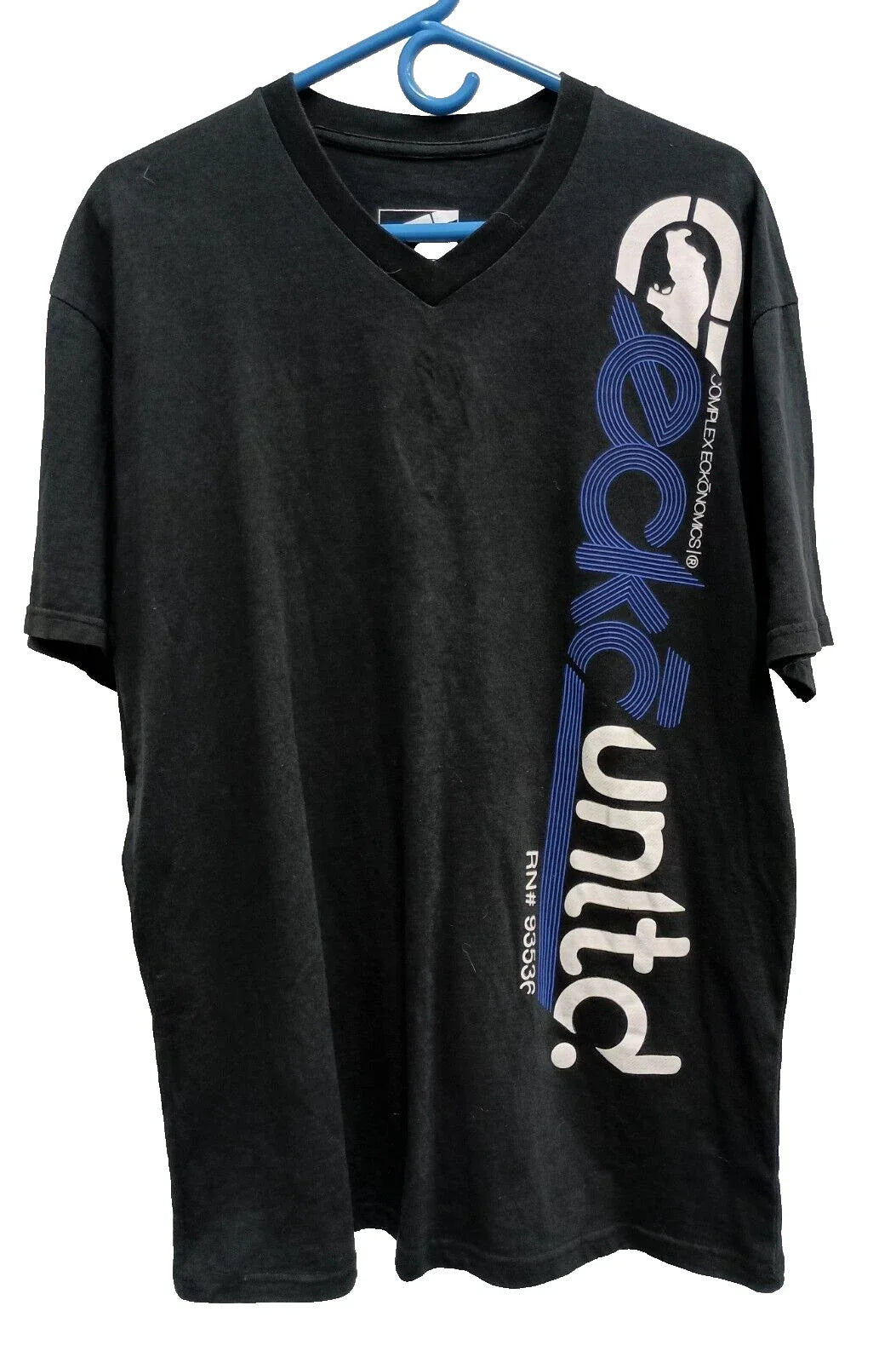 Vintage Y2K Ecko Unltd Mens T Shirt Large Black V Neck Graphic Logo Grunge Unisex T-shirt, Sweatshirt, Hoodie, Long Sleeve Tee - T-Shirt, Sweatshirt, Hoodie