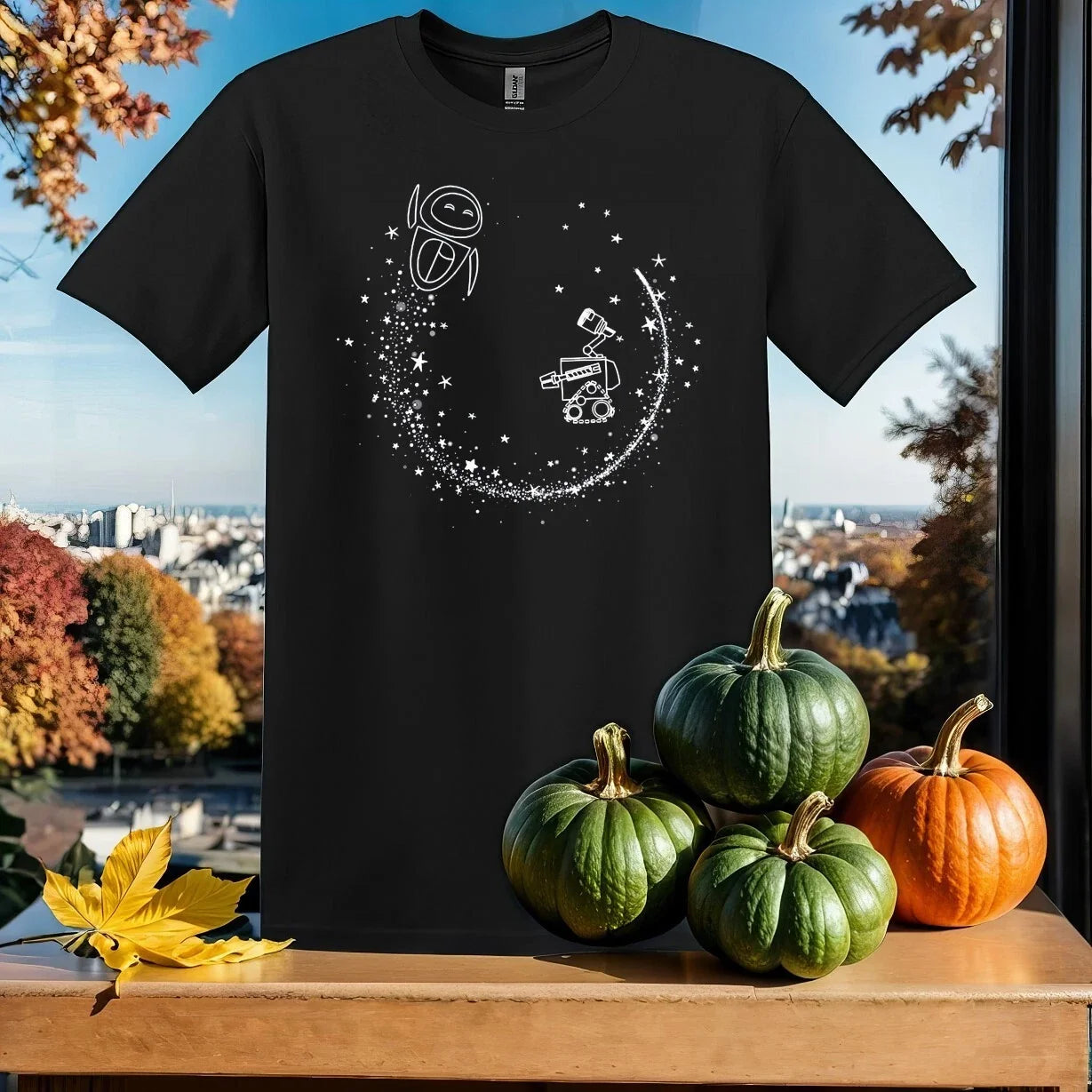 Celestial Dance Wall-E and Eve T-shirt T shirt Men Women Unisex Tshirt SY40 Unisex T-shirt, Sweatshirt, Hoodie, Long Sleeve Tee - T-Shirt, Sweatshirt, Hoodie