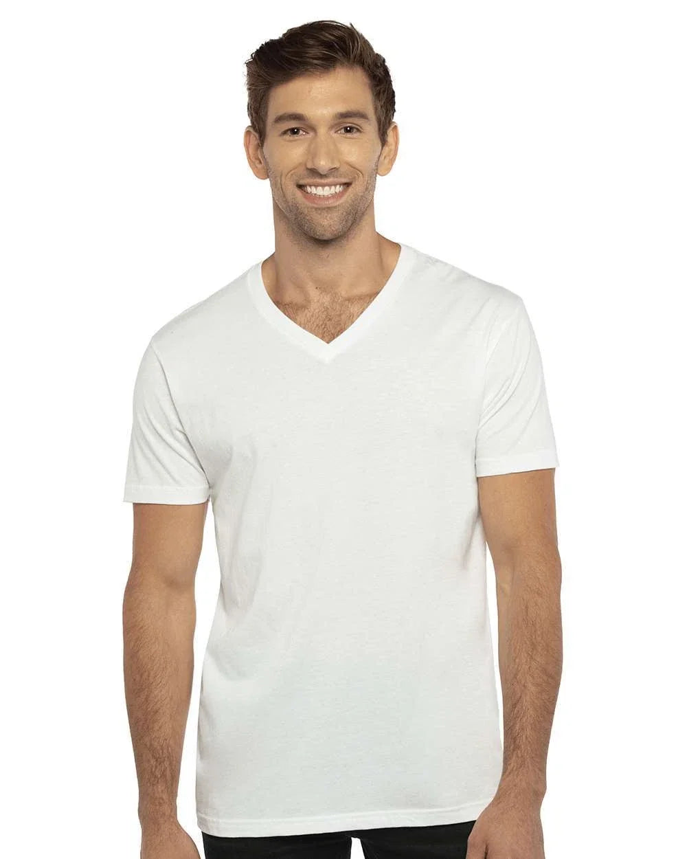Next Level Men's V-Neck Cotton Tee Short Sleeve Plain Basic T-Shirt 3200 Unisex T-shirt, Sweatshirt, Hoodie, Long Sleeve Tee - T-Shirt, Sweatshirt, Hoodie