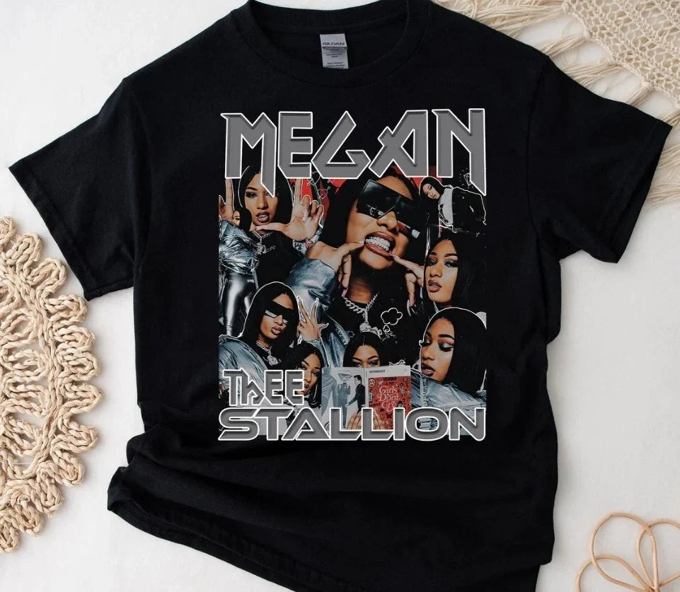 Limited Megan Thee Stallion Shirt Tour 2024, Vintage Megan Thee Stallion 90s Unisex T-shirt, Sweatshirt, Hoodie, Long Sleeve Tee - T-Shirt, Sweatshirt, Hoodie