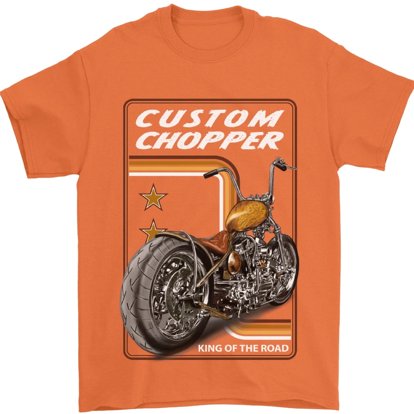 Biker Custom Chopper Motorbike Motorcycle Mens T-Shirt 100% Cotton Unisex T-shirt, Sweatshirt, Hoodie, Long Sleeve Tee - T-Shirt, Sweatshirt, Hoodie