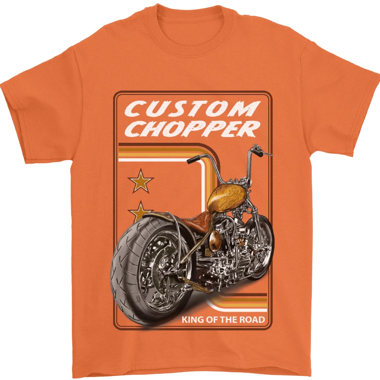 Biker Custom Chopper Motorbike Motorcycle Mens T-Shirt 100% Cotton Unisex T-shirt, Sweatshirt, Hoodie, Long Sleeve Tee - T-Shirt, Sweatshirt, Hoodie