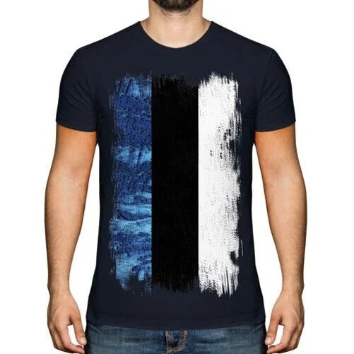 Estonia Grunge Flag Men T-Shirt Eesti Football Estonian Gift Shirt Unisex T-shirt, Sweatshirt, Hoodie, Long Sleeve Tee - T-Shirt, Sweatshirt, Hoodie