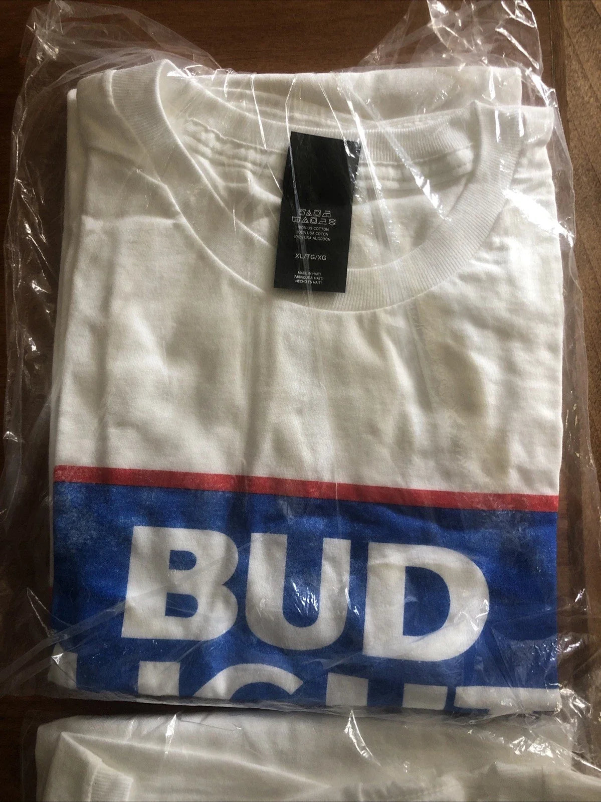 BUD LIGHT. HANES perfect. XL. Brand New Unisex T-shirt, Sweatshirt, Hoodie, Long Sleeve Tee - T-Shirt, Sweatshirt, Hoodie