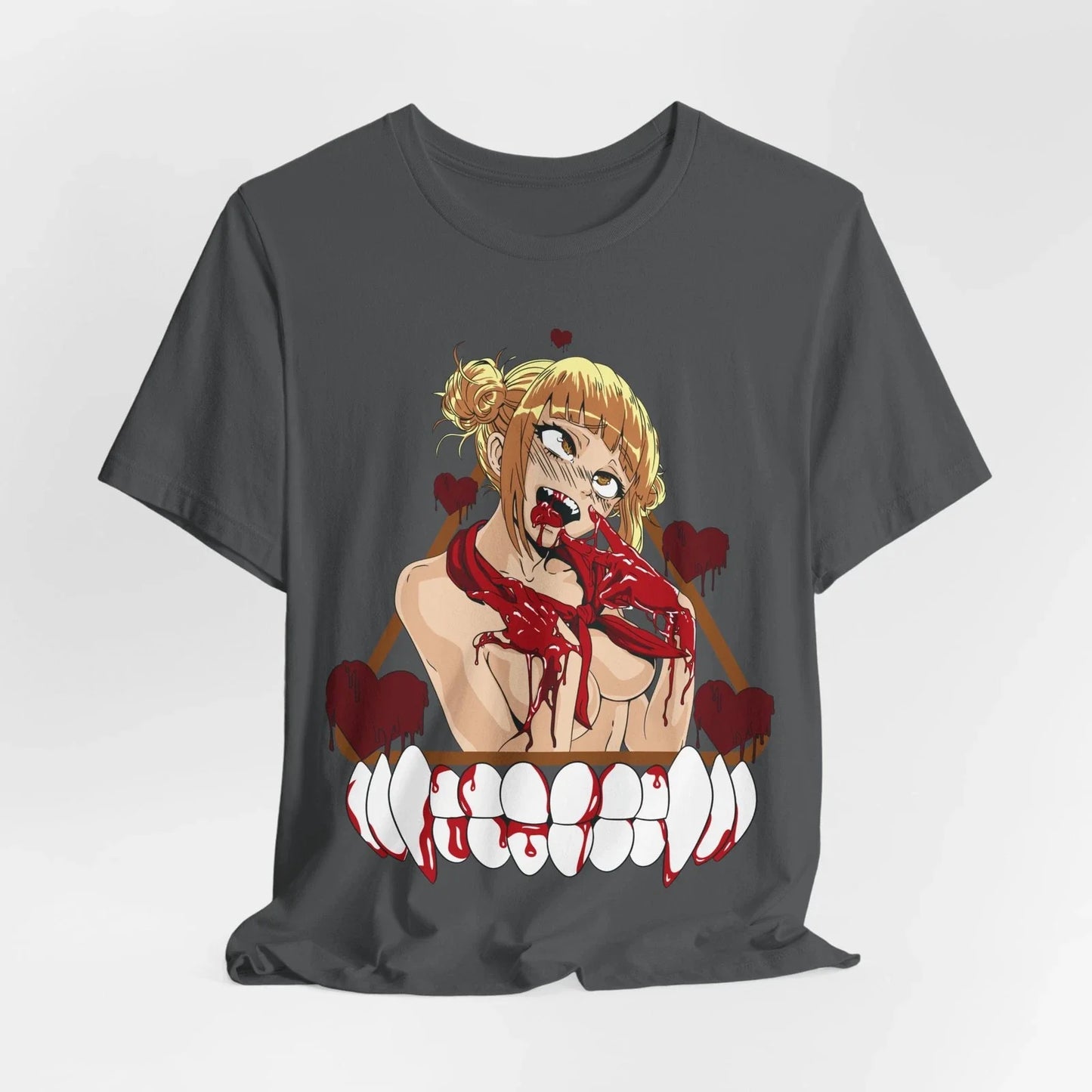 Bloody Himiko Inspired Anime Girl Graphic Tee Unisex T-shirt, Sweatshirt, Hoodie, Long Sleeve Tee - T-Shirt, Sweatshirt, Hoodie