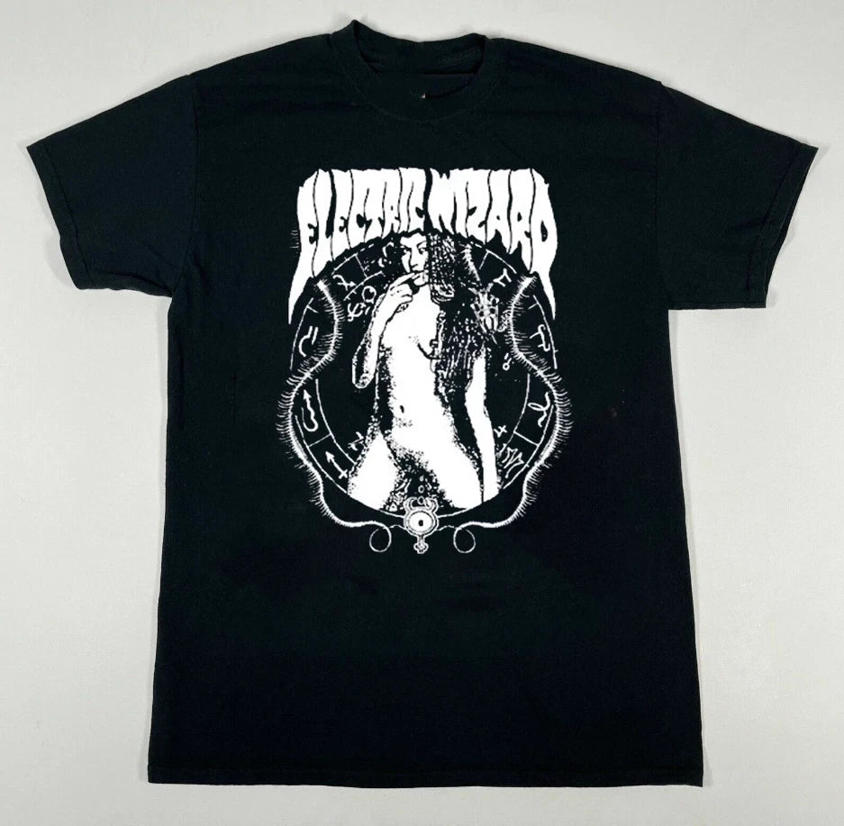 Electric Wizard T-Shirt Short Sleeve Cotton Black Men Size S to 5XL Unisex T-shirt, Sweatshirt, Hoodie, Long Sleeve Tee - T-Shirt, Sweatshirt, Hoodie