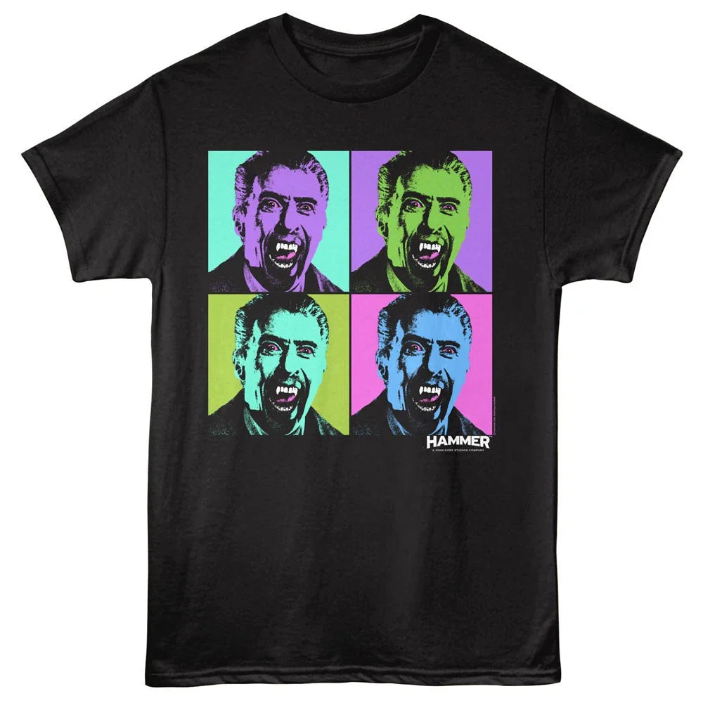 Hammer Horror Dracula Pop Art Color Photo Andy Warhol Men's T Shirt Unisex T-shirt, Sweatshirt, Hoodie, Long Sleeve Tee - T-Shirt, Sweatshirt, Hoodie