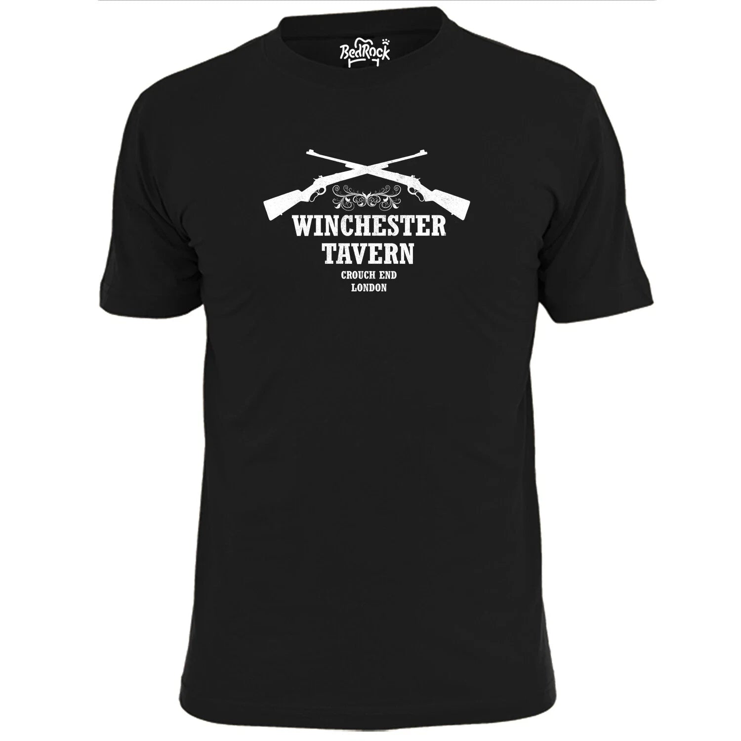 Mens Winchester Tavern T Shirt Sean Of The Dead Zombies Unisex T-shirt, Sweatshirt, Hoodie, Long Sleeve Tee - T-Shirt, Sweatshirt, Hoodie