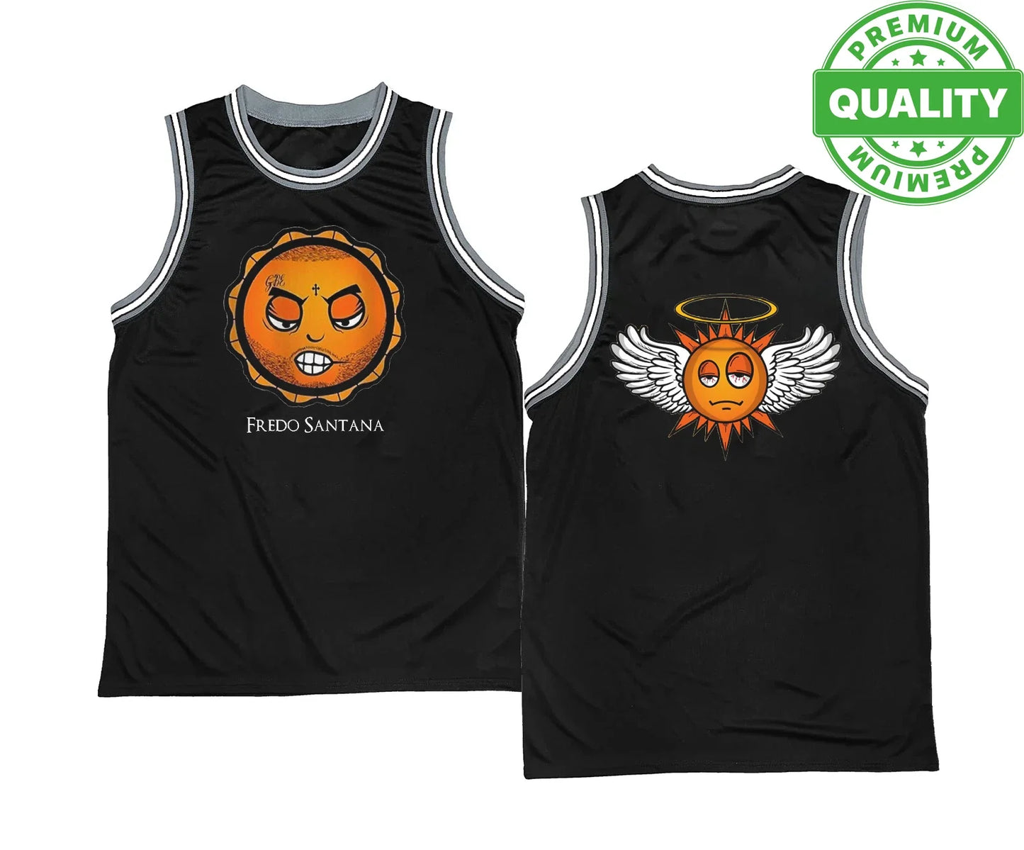 Fredo Santana Ugly Face Sunny 3D AOP Basketball Jersey Unisex S-6XL 1UU084 Unisex T-shirt, Sweatshirt, Hoodie, Long Sleeve Tee - T-Shirt, Sweatshirt, Hoodie
