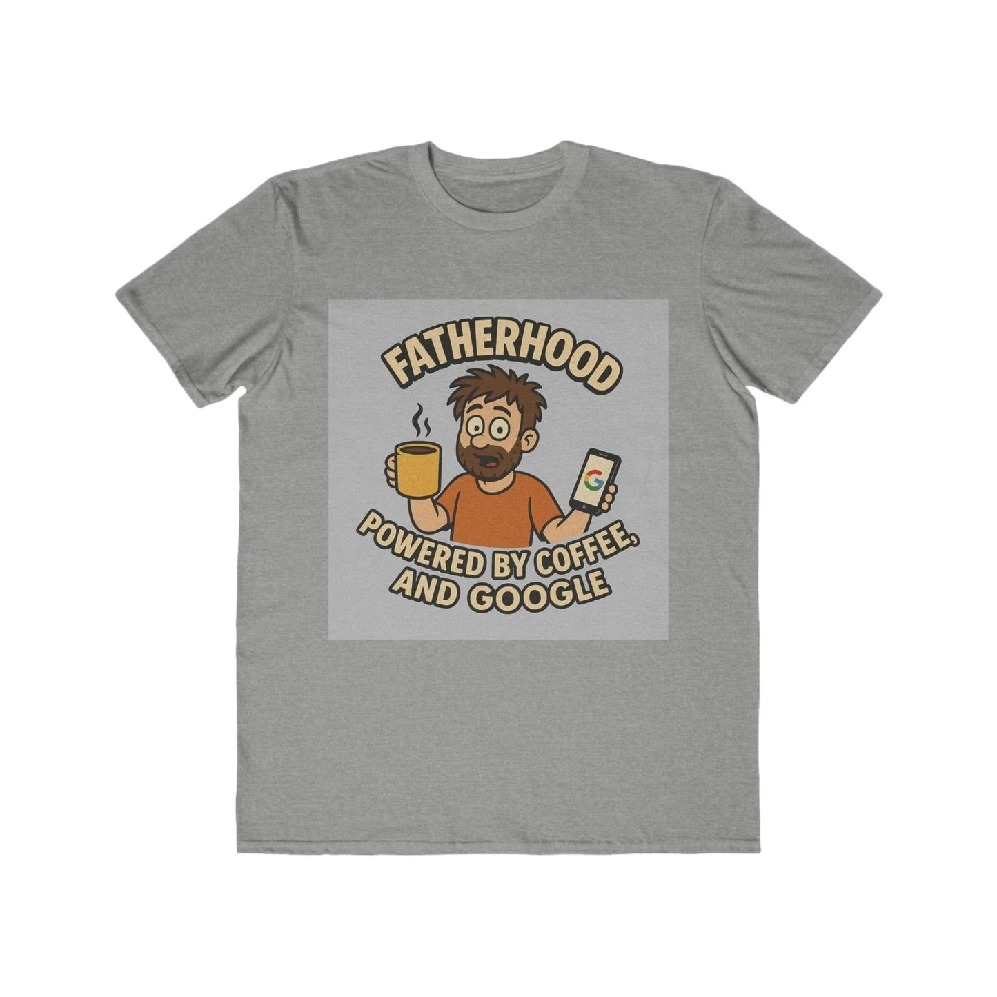 Fatherhood Powered by Coffee Tee, Funny Dad Shirt, Gift for New Dads, Unisex T-shirt, Sweatshirt, Hoodie, Long Sleeve Tee - T-Shirt, Sweatshirt, Hoodie