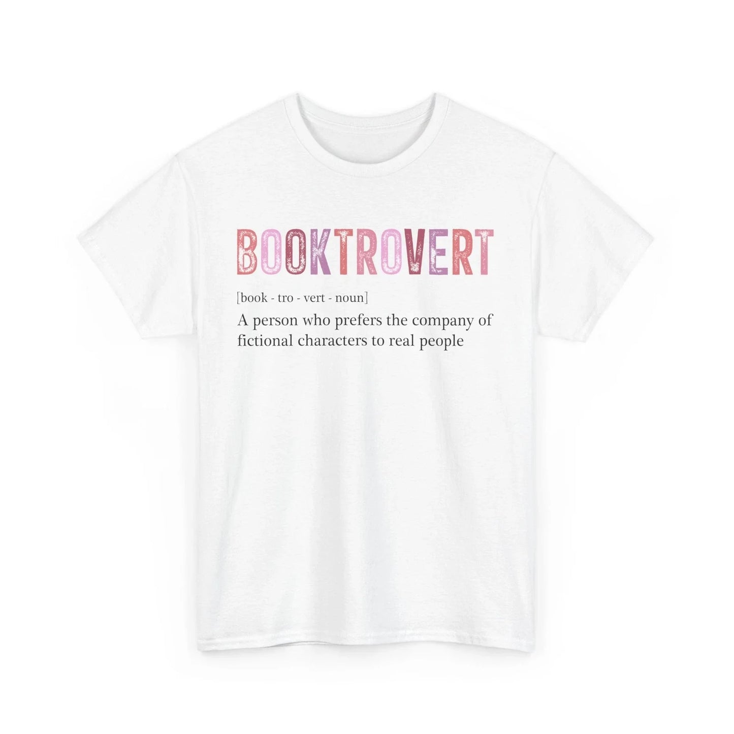 Book Lover T-Shirt | Funny Reading Shirt | Booktrovert Definition T-Shirt Unisex T-shirt, Sweatshirt, Hoodie, Long Sleeve Tee - T-Shirt, Sweatshirt, Hoodie