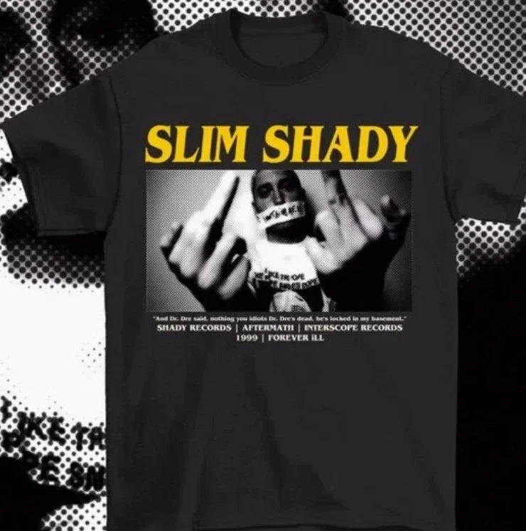 Eminem T-shirt - Slim Shady LP - Vintage - Hip Hop T-shirt Unisex T-shirt, Sweatshirt, Hoodie, Long Sleeve Tee - T-Shirt, Sweatshirt, Hoodie