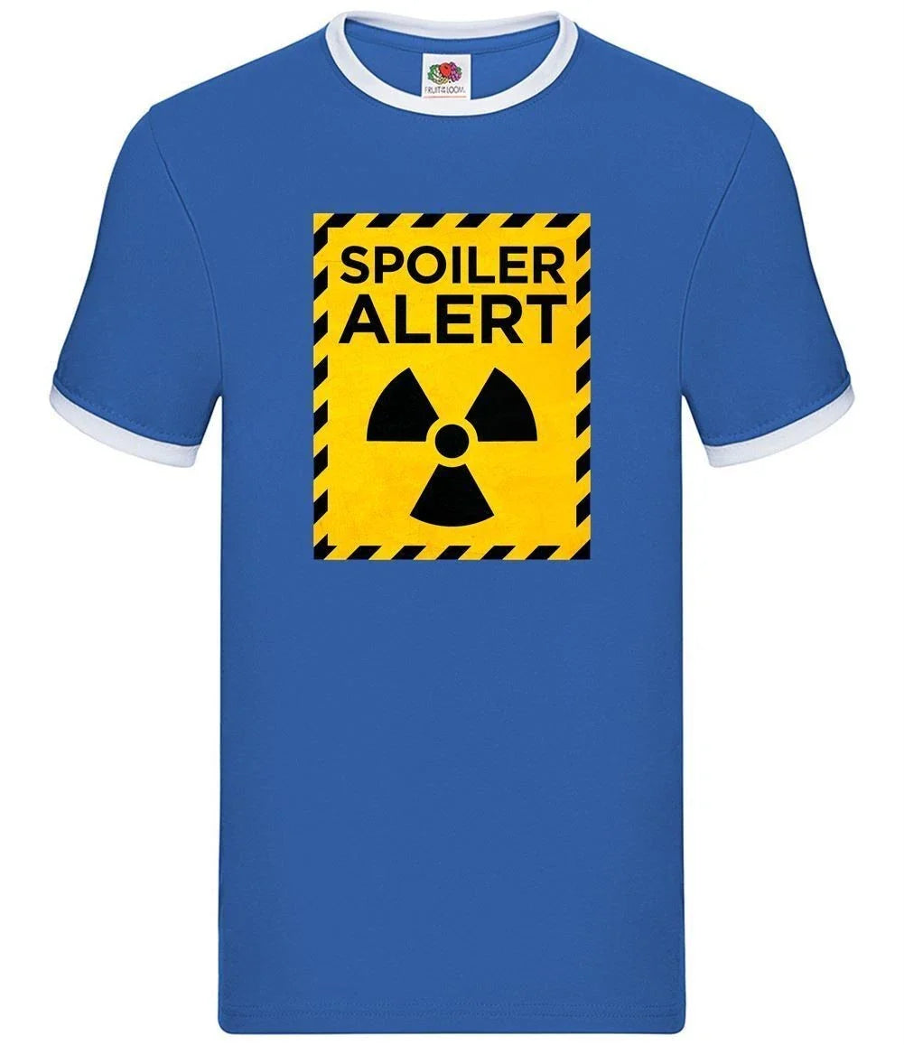 Spoiler Alert - Mens Ringer - Film Spoilers Movie Meme Funny Unisex T-shirt, Sweatshirt, Hoodie, Long Sleeve Tee - T-Shirt, Sweatshirt, Hoodie