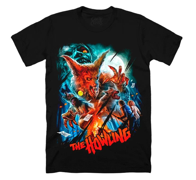 The Howling 1981 T-Shirt  Vintage Horror Movie Graphic Tee, Unisex Retro Unisex T-shirt, Sweatshirt, Hoodie, Long Sleeve Tee - T-Shirt, Sweatshirt, Hoodie