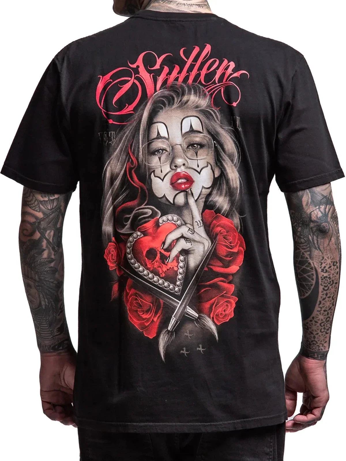 Sullen Men's Secrets Short Sleeve Valentines Day Premium T-shirt Tattoo Art Tee Unisex T-shirt, Sweatshirt, Hoodie, Long Sleeve Tee - T-Shirt, Sweatshirt, Hoodie