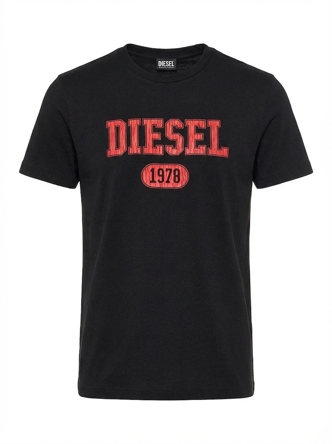 Diesel - Mens Slim Fit Crew Round Neck Organic Logo T-Shirt - T-DIEGOR-K46 Unisex T-shirt, Sweatshirt, Hoodie, Long Sleeve Tee - T-Shirt, Sweatshirt, Hoodie