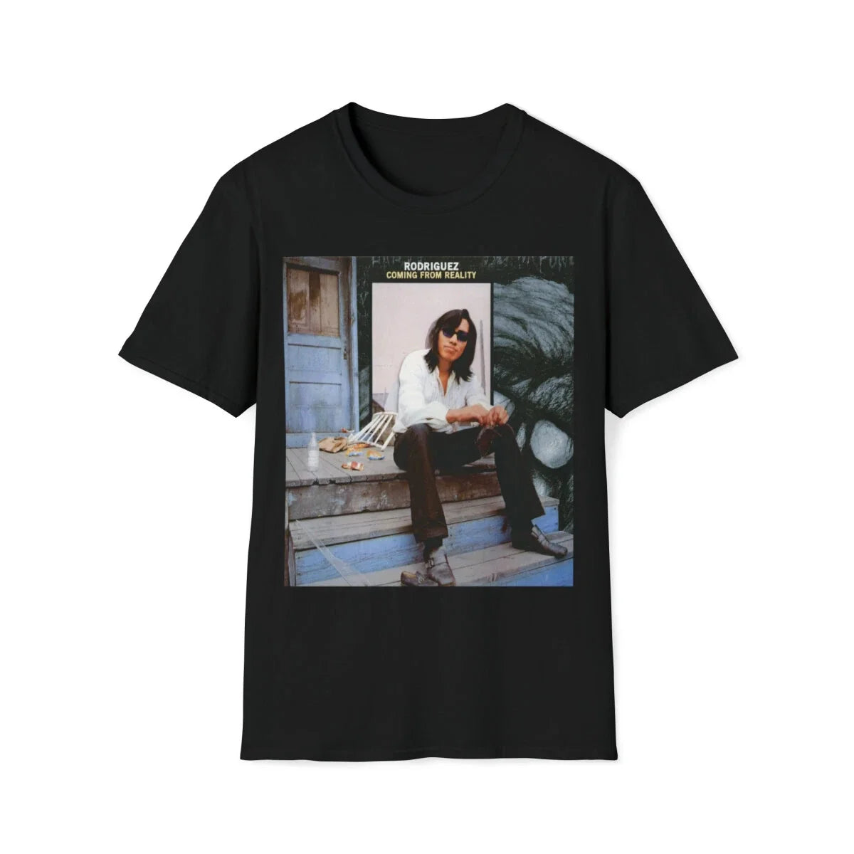Unisex Soft Cotton T-Shirt. Coming From Reality. Sixto Rodriguez Unisex T-shirt, Sweatshirt, Hoodie, Long Sleeve Tee - T-Shirt, Sweatshirt, Hoodie