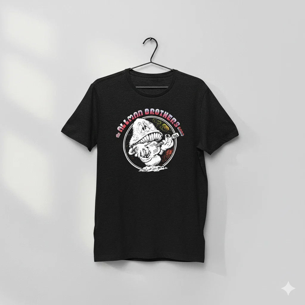 The Allman Brothers Band Graphic T-Shirt Vintage Southern Rock Tee Black - T206 Unisex T-shirt, Sweatshirt, Hoodie, Long Sleeve Tee - T-Shirt, Sweatshirt, Hoodie