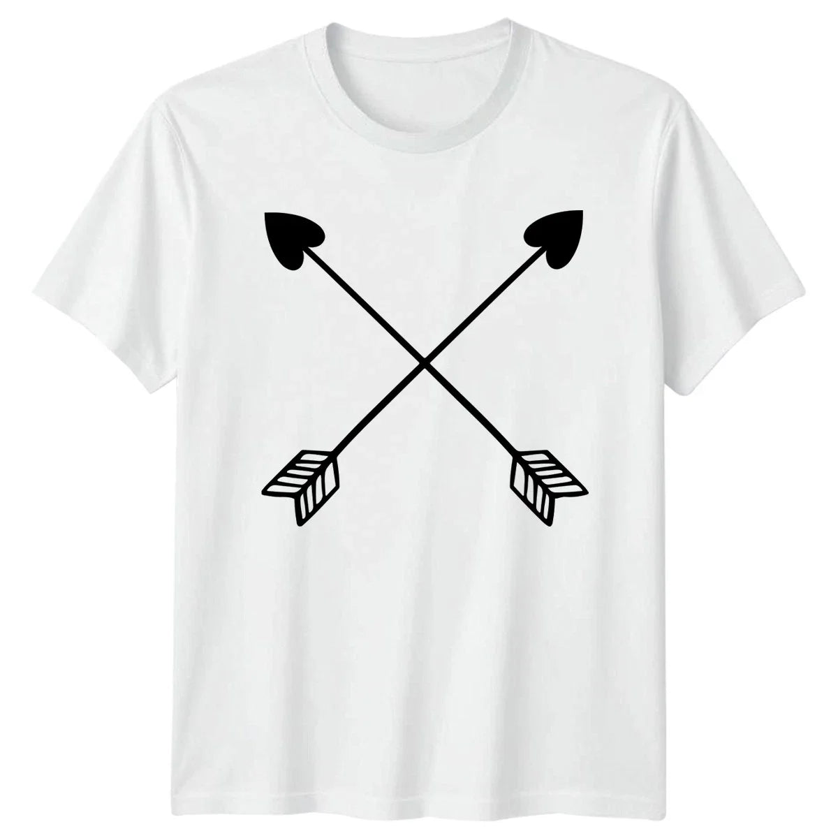 Arrow Through The Heart Love Symbol T-Shirt Boho Romance Valentines Day Unisex T-shirt, Sweatshirt, Hoodie, Long Sleeve Tee - T-Shirt, Sweatshirt, Hoodie