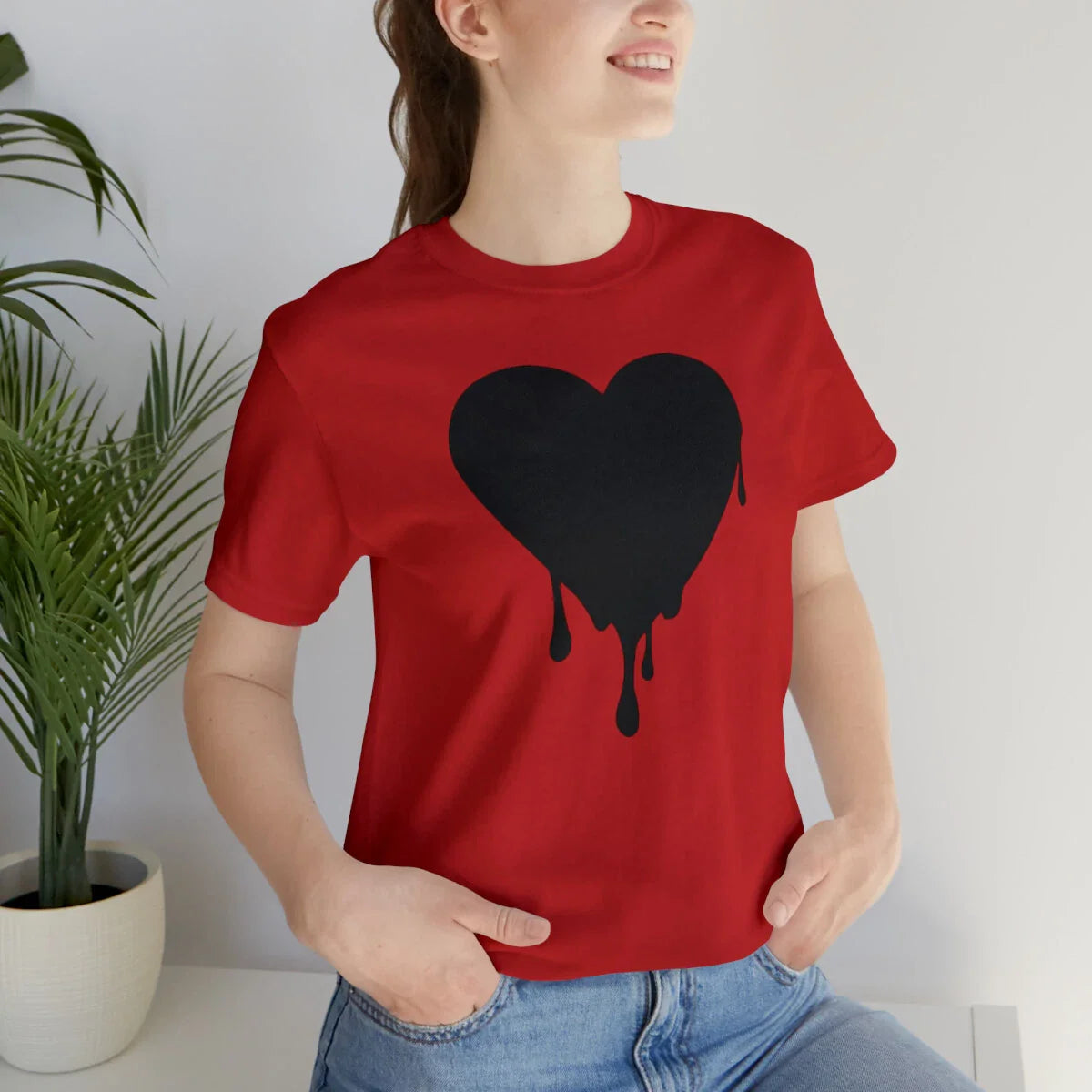Dripping Heart Shirt, Melting Heart Valentines, Mom Valentines Shirt, Valentines Unisex T-shirt, Sweatshirt, Hoodie, Long Sleeve Tee - T-Shirt, Sweatshirt, Hoodie