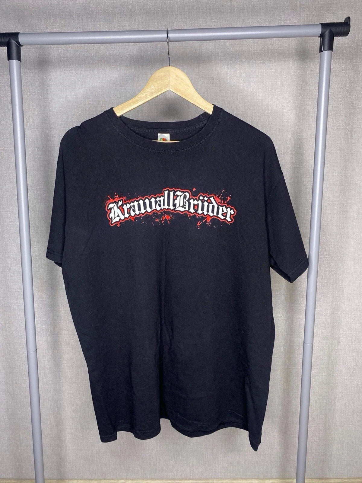Krawall Bruder Band Vintage Y2K T Shirt Tee Size XL Mens Black Unisex T-shirt, Sweatshirt, Hoodie, Long Sleeve Tee - T-Shirt, Sweatshirt, Hoodie