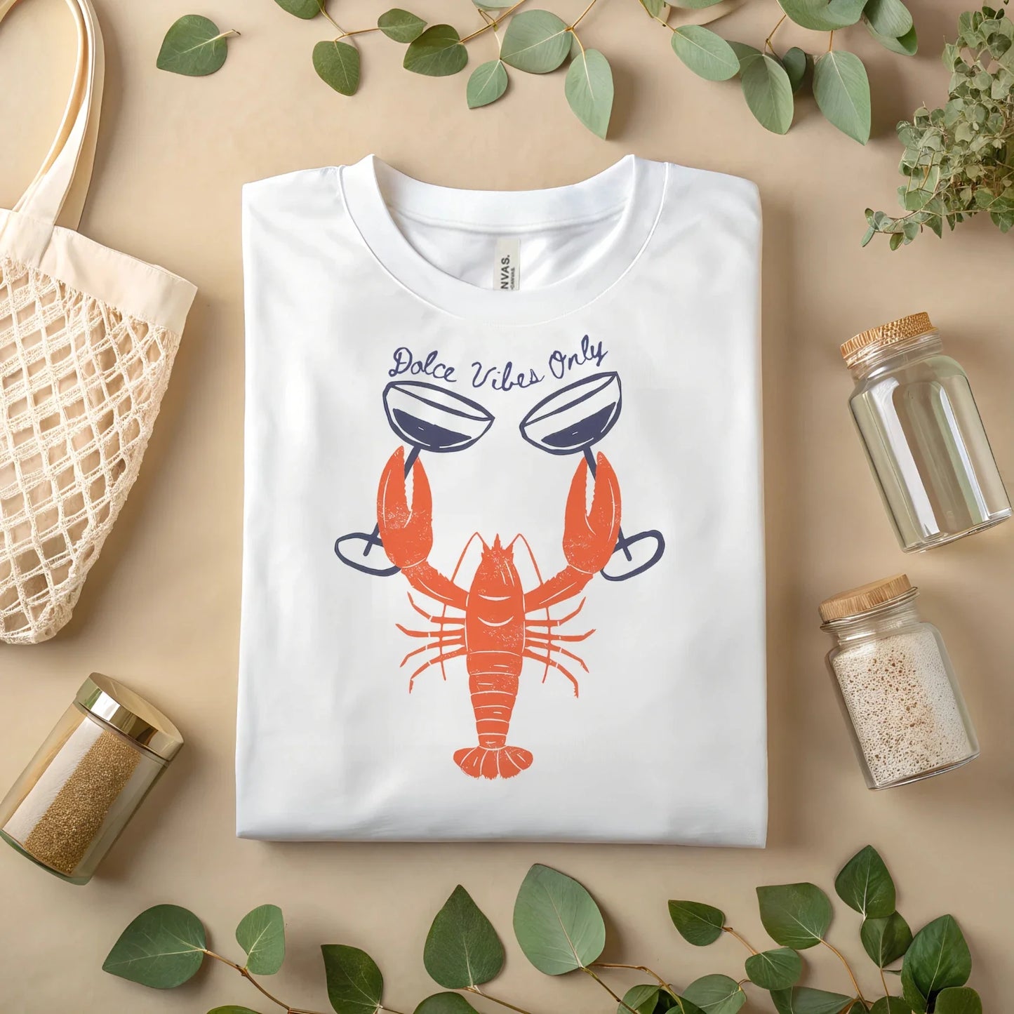 Dolce Vibes Only T-Shirt  Funny Lobster & Wine Glass Graphic Tee A135 Unisex T-shirt, Sweatshirt, Hoodie, Long Sleeve Tee - T-Shirt, Sweatshirt, Hoodie