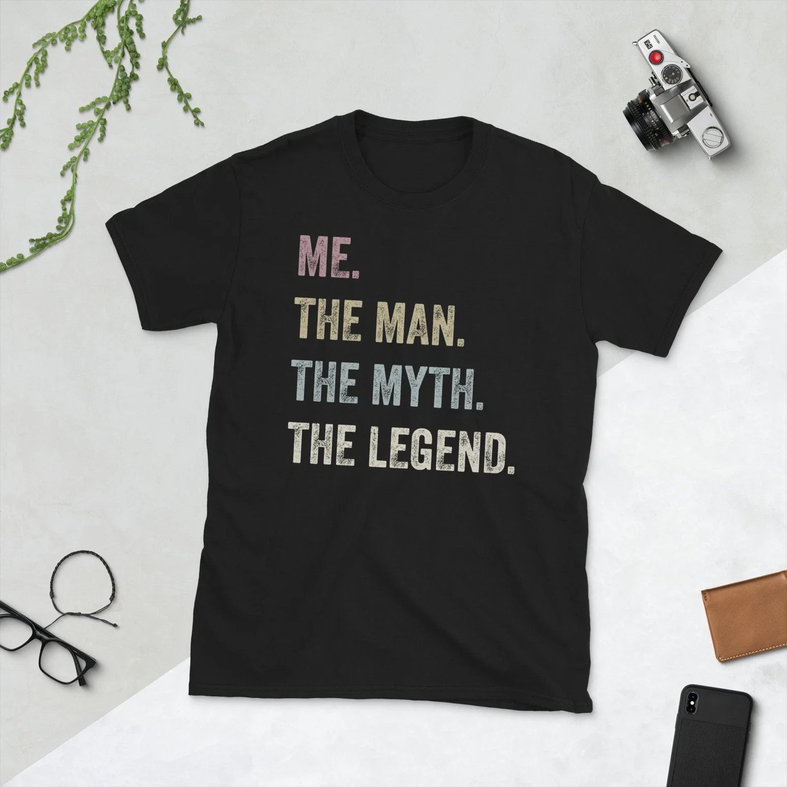 Me The Man The Myth The Legend Vintage Retro Short-Sleeve Unisex T-Shirt Unisex T-shirt, Sweatshirt, Hoodie, Long Sleeve Tee - T-Shirt, Sweatshirt, Hoodie
