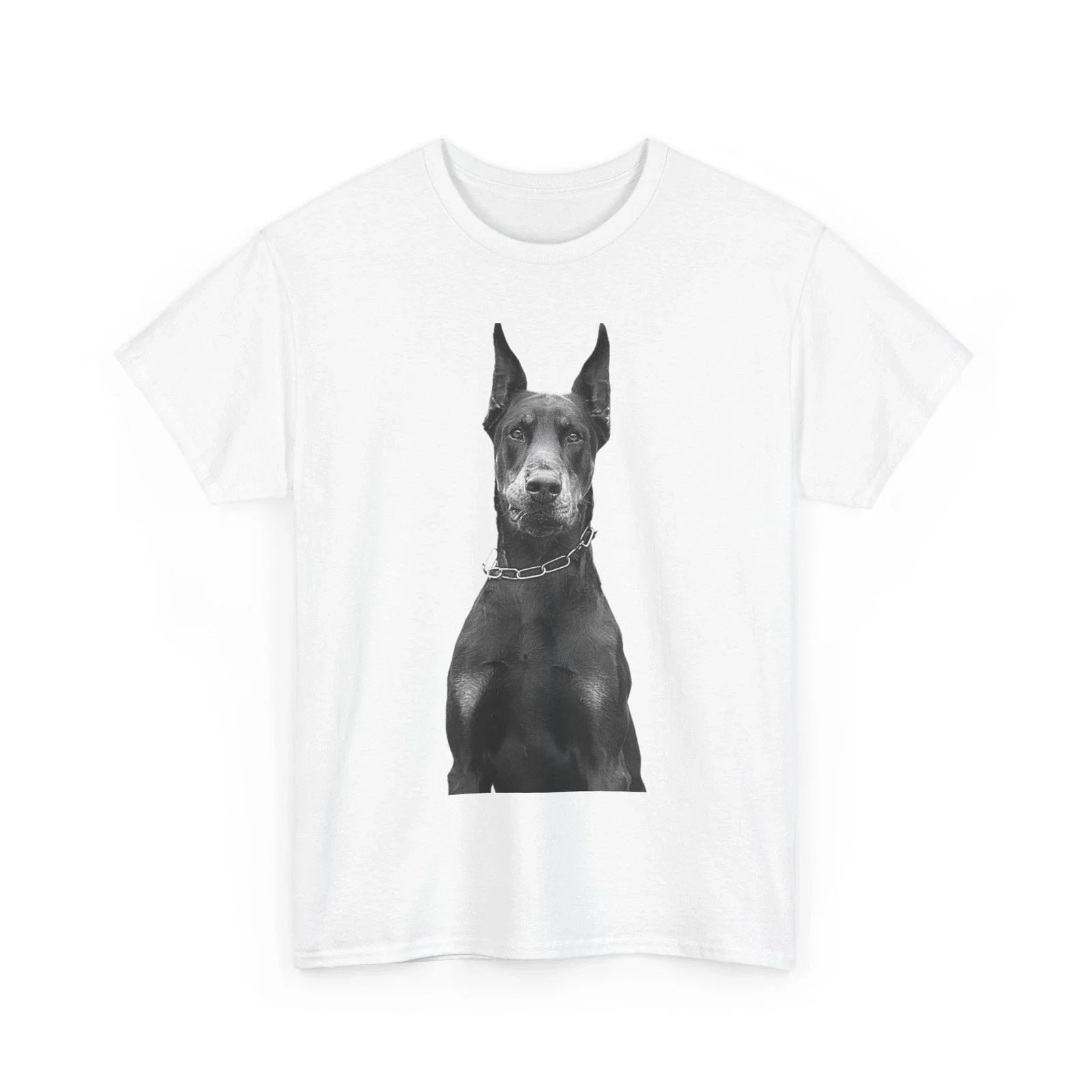 Stylish Doberman Graphic Tee, Dog Lover Shirt, Unisex Cotton T-shirt, Pet [...] Unisex T-shirt, Sweatshirt, Hoodie, Long Sleeve Tee - T-Shirt, Sweatshirt, Hoodie