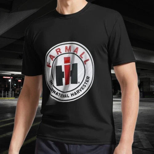 New INTERNATIONAL HARVESTER FARMALL Active Logo American T-Shirt Funny S to 5XL Unisex T-shirt, Sweatshirt, Hoodie, Long Sleeve Tee - T-Shirt, Sweatshirt, Hoodie