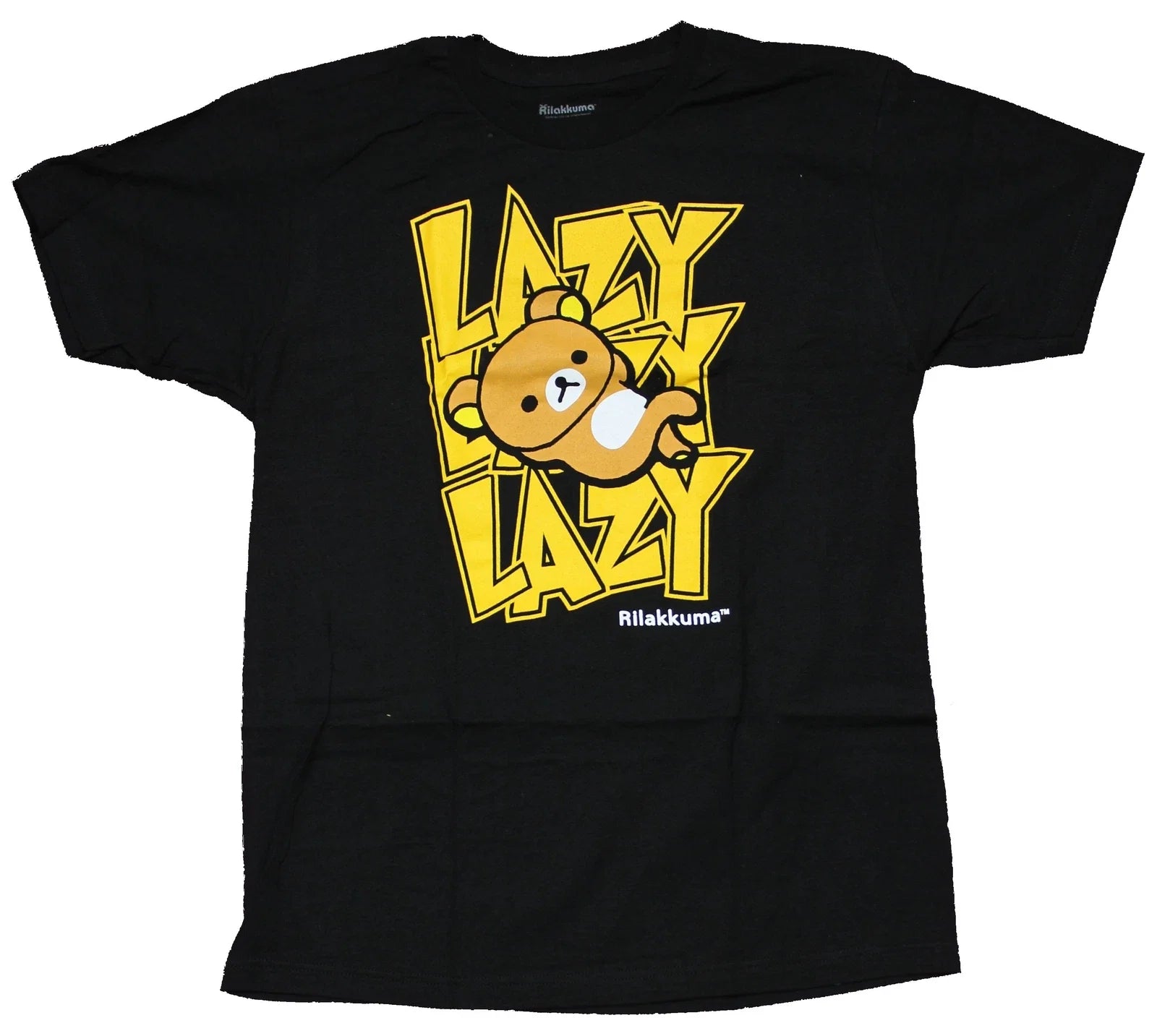 Rilakkuma New Adult T-Shirt - Lazy Name Dop Relaxed Bear Image Unisex T-shirt, Sweatshirt, Hoodie, Long Sleeve Tee - T-Shirt, Sweatshirt, Hoodie