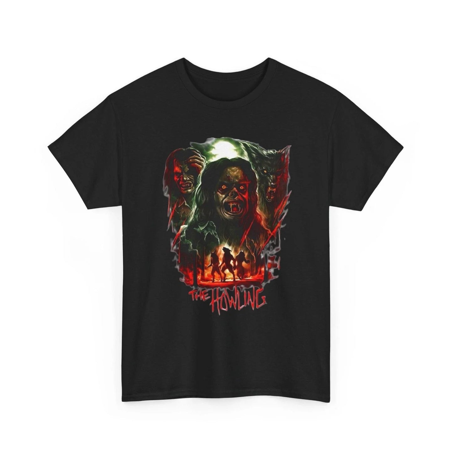 The Howling Movie Tee, Horror Film Lover T-Shirt, Halloween Shirt, Werewolf Tee Unisex T-shirt, Sweatshirt, Hoodie, Long Sleeve Tee - T-Shirt, Sweatshirt, Hoodie