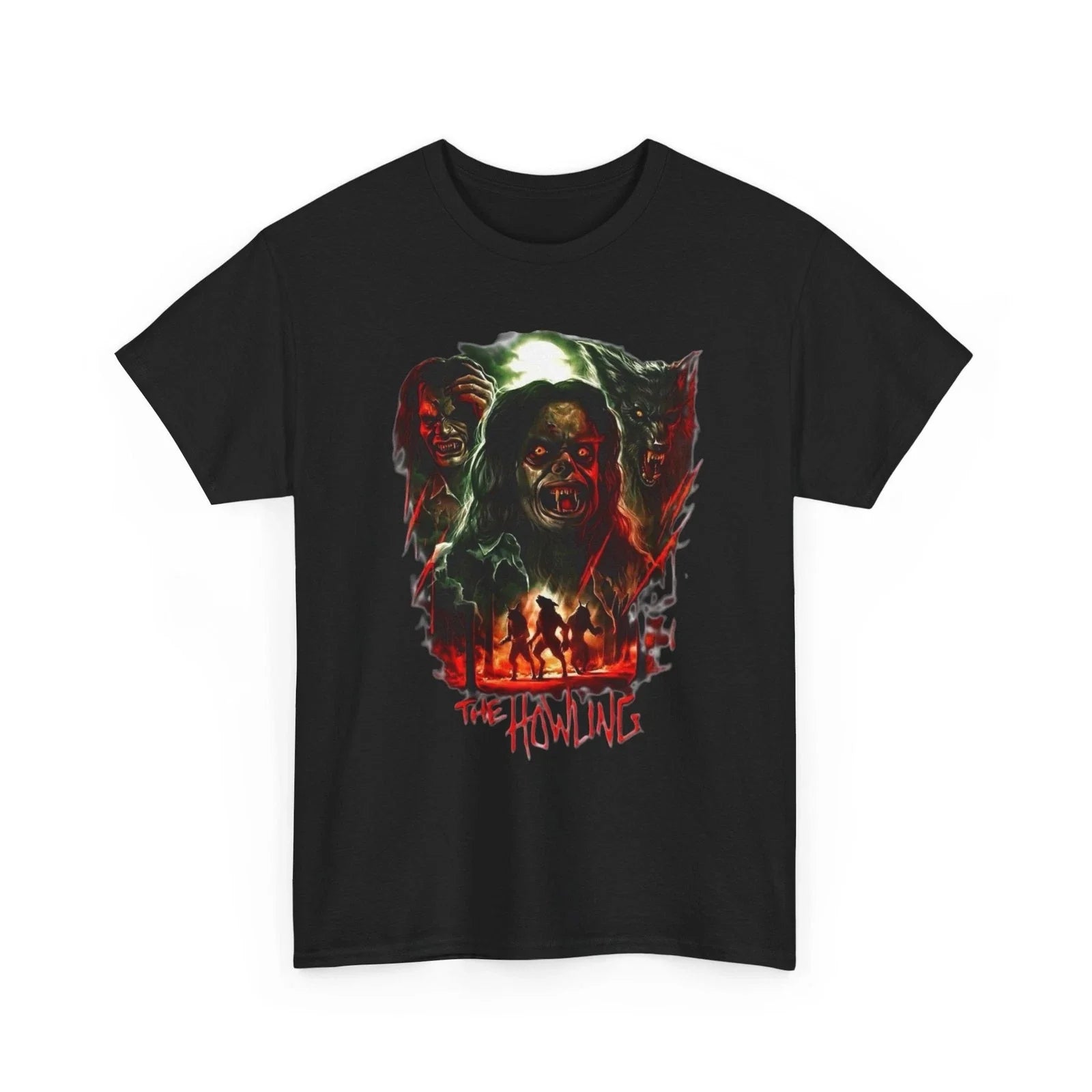 The Howling Movie Tee, Horror Film Lover T-Shirt, Halloween Shirt, Werewolf Tee Unisex T-shirt, Sweatshirt, Hoodie, Long Sleeve Tee - T-Shirt, Sweatshirt, Hoodie