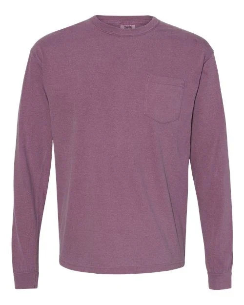 Comfort Colors 4410 Unisex Garment-Dyed Heavyweight Long Sleeve Pocket T-Shirt Unisex T-shirt, Sweatshirt, Hoodie, Long Sleeve Tee - T-Shirt, Sweatshirt, Hoodie