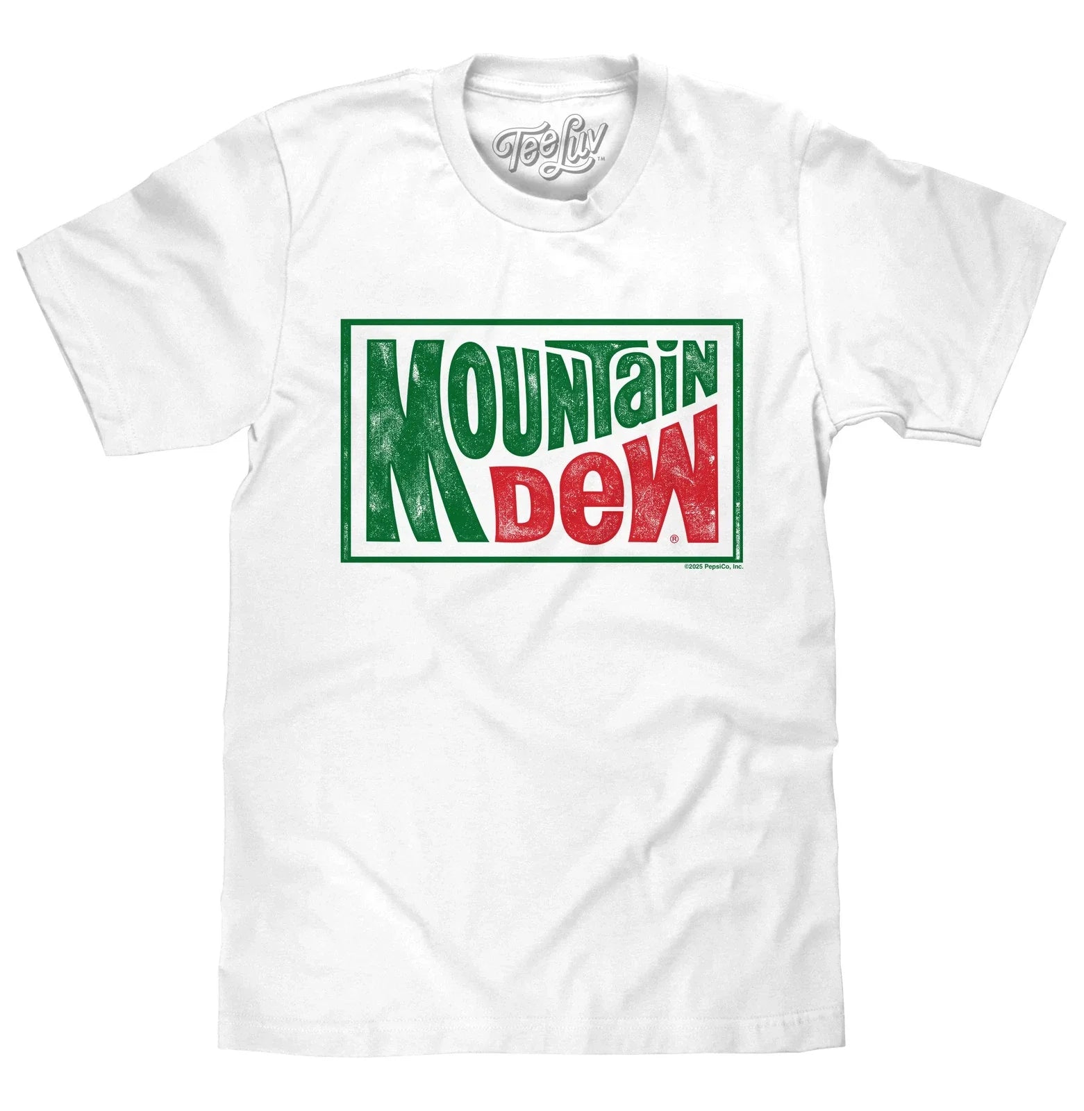 Mountain Dew Retro Logo Mens T Shirt White Unisex T-shirt, Sweatshirt, Hoodie, Long Sleeve Tee - T-Shirt, Sweatshirt, Hoodie