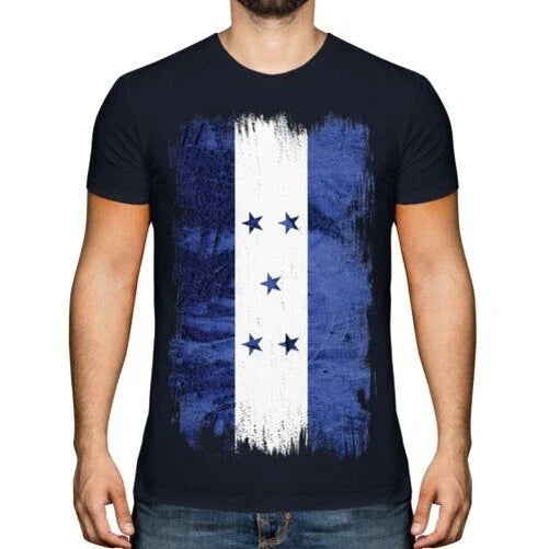 Honduras Grunge Flag Mens T-Shirt Honduras Jersey Football Jersey Gift Unisex T-shirt, Sweatshirt, Hoodie, Long Sleeve Tee - T-Shirt, Sweatshirt, Hoodie