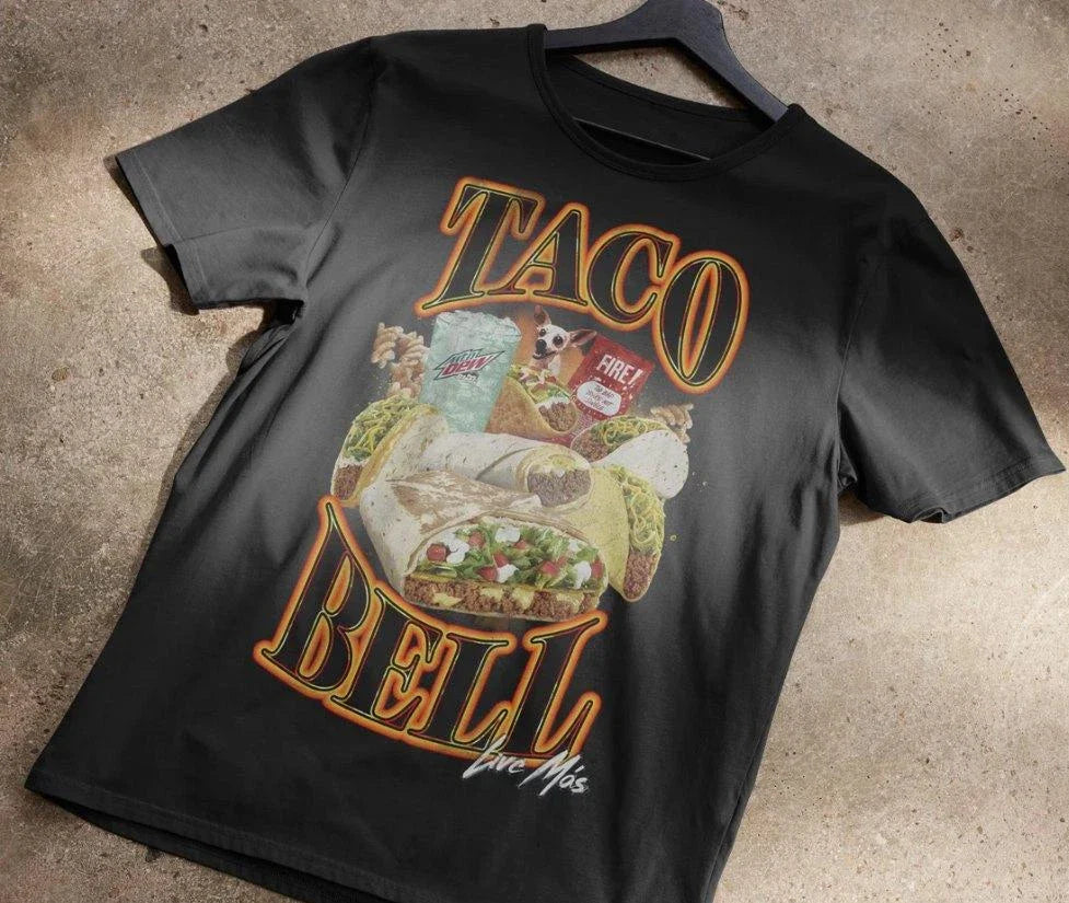 Taco Bell 90_s Bootleg T-Shirt Unisex T-shirt, Sweatshirt, Hoodie, Long Sleeve Tee - T-Shirt, Sweatshirt, Hoodie