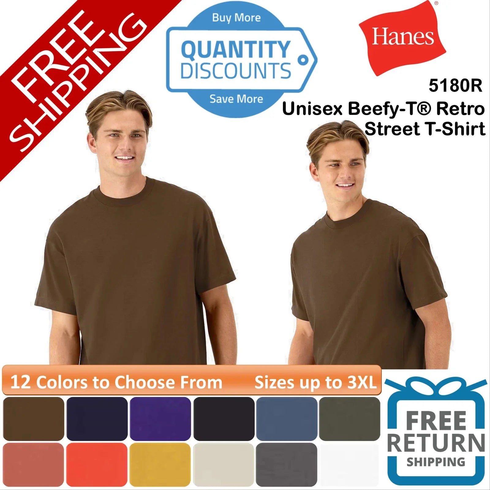 Hanes Beefy-T Short Sleeve Cotton Retro Street T-Shirt Up To 3XL 5180R Unisex T-shirt, Sweatshirt, Hoodie, Long Sleeve Tee - T-Shirt, Sweatshirt, Hoodie