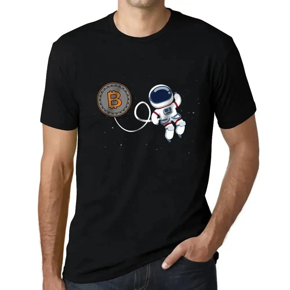 Men's Graphic T-Shirt Bitcoin To The Moon Hodl Btc Crypto Funny Eco-Friendly Unisex T-shirt, Sweatshirt, Hoodie, Long Sleeve Tee - T-Shirt, Sweatshirt, Hoodie